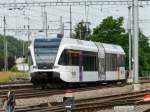 rabe-526-stadler-gtw Thurbo - RABe 526 706-7 abgestellt im Bahnhofsareal von Weinfelden am 21.06.2009