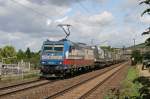 TX Logistik AG 185 512 mit dem Fercam Zug am 29.08.2009 in Th�ngersheim.