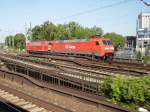 BR 152 Eine BR 155 und eine BR 152 der DB beim Pausieren in Frankfurt Ost.