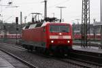 120 133-4 als Lz durch D�sseldorf Hbf am 21.05.2009  ...