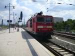 BR 371 Eine tschechische 371er wird in K�rze an einen EC nach Budapest im Dresdener Hbf am Gl.1 ankuppeln.