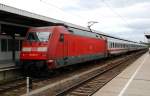 magdeburg-alle-bahnhofe Da am 03.08.09 der IC 2144 versp�tet war, konnte ich 101 061 mit IC 2047 allein im Magdeburger Hbf fotografieren.