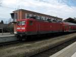 BR 112 112 115-1 am versp�teten RE 1 nach Eisenh�ttenstadt in Frankfurt/Oder am 28.08.