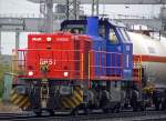MaK G 1000 BB DH50 der HGK verl�sst den Gbf K�ln Eifeltor mit einem Kesselzug ; an einem ruhigen und verregnten Nachmittag (1.9.09)