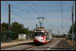 Tw 82 in der Ausweiche Maimarkt, 30. August 2009.  ...
