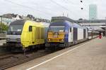 Die DE2000-01 neben der ER20-015 in Hamburg Altona, am 27,08,09 ...
