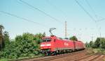 152 020 in Hannover an der GUB  ...