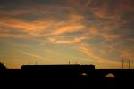 RB 17333, Zwickau(Sachs) Hbf-Dresden Hbf, nach Sonnenuntergang auf dem Frankensteiner ...