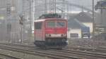 Einsame Lok im Nebel....... ;)(155 024 am 28.02.09 in Kreuztal) ...