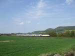 Ein Metronom am 30.04. 08 hinter Alfeld in Fahrtrichtung Elze.
Ich finde ...