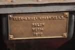Schild an einer Dampfspeicherlok des Eisenbahnmuseums N�ssj�  ...