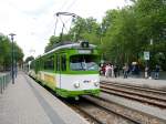 Der 5501 am 02.09.09 als Linie V zum Carl-Benz-Stadion Endet ...