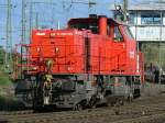Lok 4 (MaK G 800BB) der Chemion verl�sst als Lz. ...