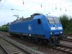 145 023-6 von der Firma Eisenbahn-Bau- und Betriebsgesellschaft Pressnitztalbahn GmbH(PRESS)wartet ...