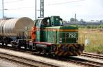 Lok 752 der RBB rangiert am 25.07.09 in Bitterfeld. ... Lok 752 der RBB rangiert am 25.07.09 in Bitterfeld. ...