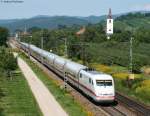 401 008-8 als ICE 871 (Berlin Ostbahnhof-Basel SBB) bei Denzlingen ...