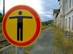 Ohne Worte (Bhf. Klingenthal, 4.9.09).   ...