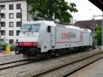 Crossrail - Lok E 186 901 XR abgestellt im Bahnhof ...
