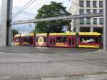 DVB Nr.2524 germanwings f�hrt am 10.07. 09 aus der Haltestelle Postplatz ...