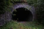 Der Portal des Bockauer Tunnel an der alten C-A Linie ...