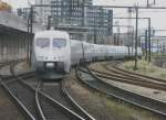 Hier ein X2000 nach Stockholm, bei der Ausfahrt am 17.8.2009 ...