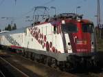 110 329 bringt den SciencExpress am 19.08.2009 in den Hauptbahnhof ...