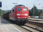 Eine Br 151 in Traunstein.   ...