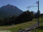 Trenner in Telfer Wiesen, bei der Ausfahrt berg-, also talw�rts. ...