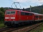 111 058 schiebt RE ...  Maik Kretschmer 08.09.2009