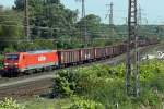 189 056-5 in Recklinghausen-Ost ...  Christian Sch�rmann 08.09.2009