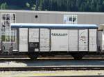 RhB / SERSA - G�terwagen P 10071 abgestellt in ...