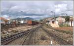 760mm Ausgedehnte Gleisanlagen im Bahnhof Sao Joao del Rei. (Archiv 03/1979)