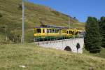 BDhe 4/4 124 f�hrt am 6.9.09 mit dem Bt 242 ...
