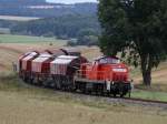 Die 294 816 am 04.09.2009 mit der �bergabe nach Amberg ...