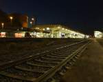 koblenz-alle-bahnhofe Koblenz Hauptbahnhof am Abend.Aufnahme vom 22.8.09 ca.21.40Uhr.