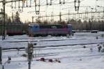 Rangierarbeiten mit GC Rc2 1106 am 27.12.2008 auf dem G�terbahnhof ...