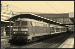 Auf dem Bild zu sehen ist die letzte 218.1 des ... Auf dem Bild zu sehen ist die letzte 218.1 des ...