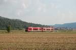 Zwei Triebzüge der BR 650 sind am 10.9.2009 zwischen Dettingen ... Zwei Triebzüge der BR 650 sind am 10.9.2009 zwischen Dettingen ...