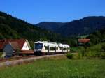 Zwei Regioshuttle der OSB verkehren als OSB 87362 nach Bad ...