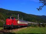 V360 02 mit einem Sonderzug kurz vor Hausach. ... V360 02 mit einem Sonderzug kurz vor Hausach. ...