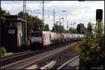 CCL 185-CL 003 mit Kesselwagen (angemietet von Veolia Cargo Deutschland, ...