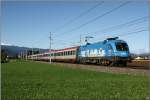 Mit dem IC 534 �sterreichischer St�dtebund f�hrt 1016 023 Kyoto ...