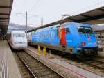DB - ICE neben 101 016-4 im Bahnhof Basel SBB ...