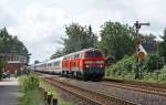 218 376-2 und 218 341-2 am 28.07.2009 mit einem ...