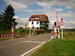 Modernisierter Bahn�bergang bei G�nhoven ...  Max Maa�en 12.09.2009