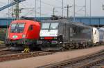 Die 185 553-5 neben ...  Daniel Meyer 12.09.2009