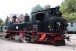 Museumsbahn Schonheide Dampflok 99 516 der Museusbahn Sch�nheide bei einer Betriebspause vor dem Lokschuppen in Sch�nheide am 12. September 2009.