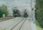 Parallelfahrt der 01 202 des Vereins Pacific mit dem Nostalgie-Rhein-Express ... Parallelfahrt der 01 202 des Vereins Pacific mit dem Nostalgie-Rhein-Express ...