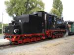 Losnitzgrundbahn Lok 20 der Mansfelder Bergwerksbahn in Moritzburg am 12.09.09 14:00 Uhr
