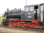 Lok 20 der Mansfelder Bergwerksbahn zur Fahrtvorbereitung in Radebeul am ...